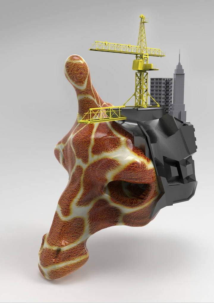 Mask "Giraffe"